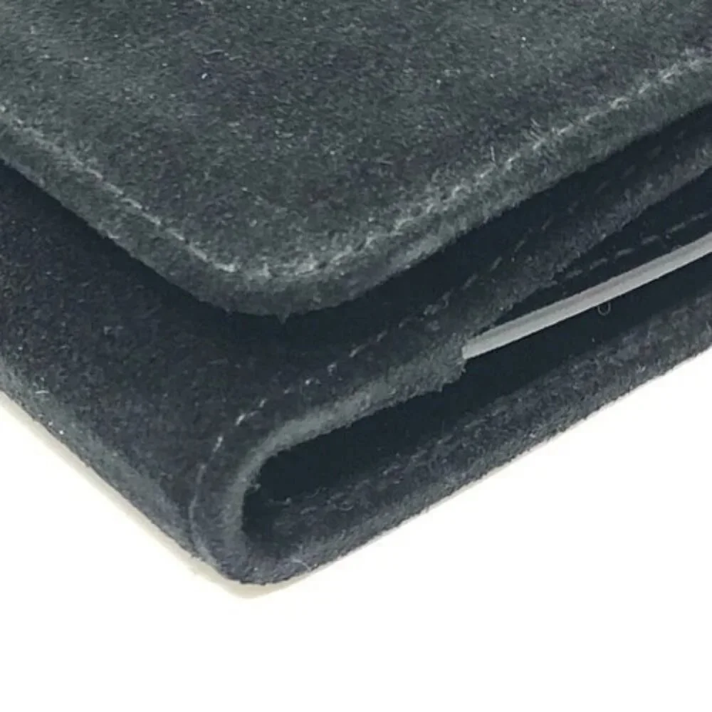 GUCCI Old Gucci Interlocking G Long Wallet Flap Long Wallet Suede/Enamel Black - Picture 12 of 15